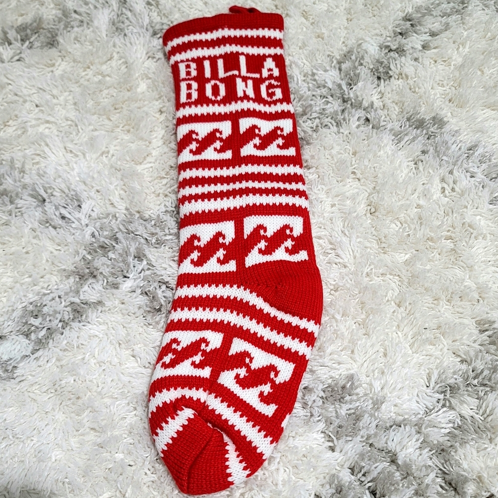 Vintage Billabong Christmas Festive Surf Waves Stocking